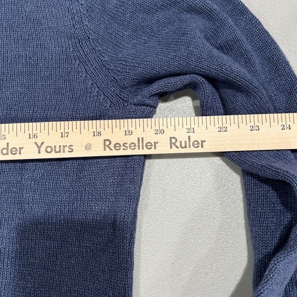 Karen Scott Sweater Women Medium Blue Preppy Casual Capsule - Picture 7 of 12